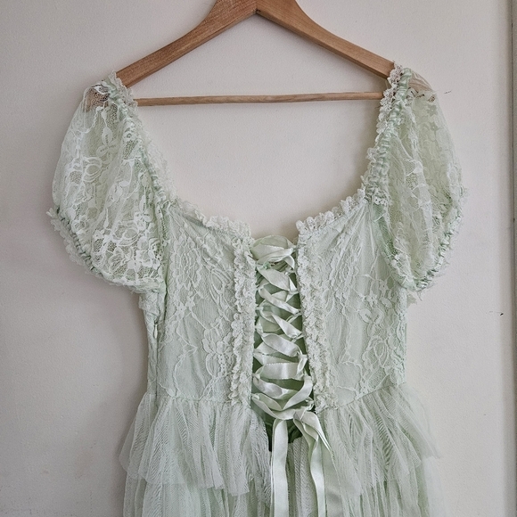Amy Jane London Chinoise Green Sofia Maxi Dress NWT - Picture 10 of 13